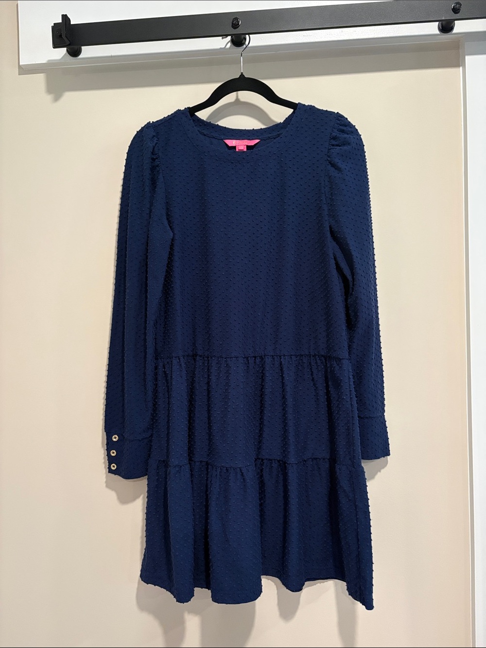 Lilly Pulitzer Navy Long-Sleeve Dress